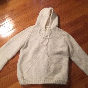 Hooded Knit Sweater (HAND MADE)